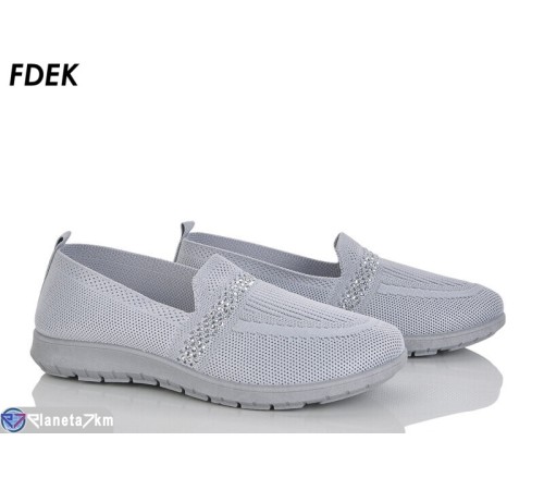 Сліпони жіночі на літо (8 пар р.36-41) сірий  "FDEK"