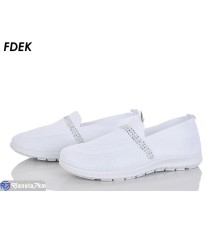 Сліпони жіночі на літо (8 пар р.36-41) білий  "FDEK"