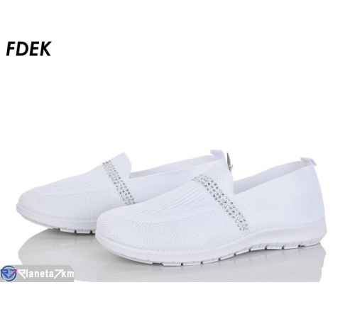 Сліпони жіночі на літо (8 пар р.36-41) білий  "FDEK"