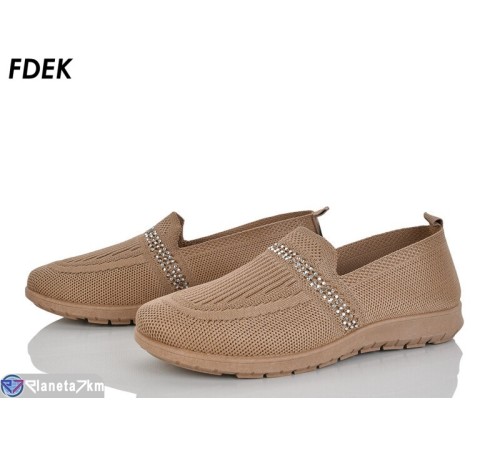 Сліпони жіночі на літо (8 пар р.36-41) коричневий  "FDEK"