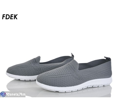 Сліпони жіночі на літо (8 пар р.36-41) сірий  "FDEK"