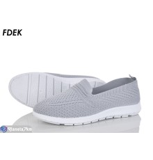 Сліпони жіночі на літо (8 пар р.36-41) сірий  "FDEK"