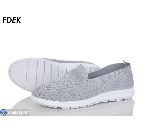 Сліпони жіночі на літо (8 пар р.36-41) сірий  "FDEK"