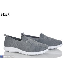 Сліпони жіночі на літо (8 пар р.36-41) сірий  "FDEK"