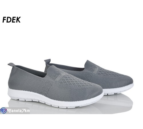 Сліпони жіночі на літо (8 пар р.36-41) сірий  "FDEK"