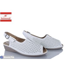 Туфлі жіночі на літо (8 пар р.37-42) білий  "Saimaoji"