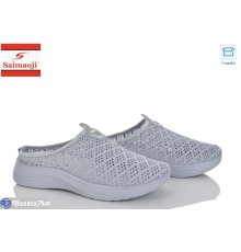 Шлепки жіночі на літо (8 пар р.37-42) сірий  "Saimaoji"