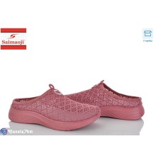 Шлепки жіночі на літо (8 пар р.37-42) рожевий  "Saimaoji"