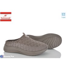 Шлепки жіночі на літо (8 пар р.37-42) хакі  "Saimaoji"
