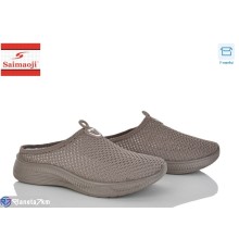 Шлепки жіночі на літо (8 пар р.37-42) хакі  "Saimaoji"