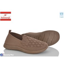 Сліпони жіночі на літо (8 пар р.37-42) коричневий  "Saimaoji"