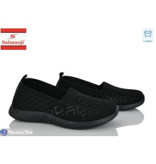 Сліпони жіночі на літо (8 пар р.37-42) чорний  "Saimaoji"