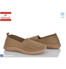 Сліпони жіночі на літо (8 пар р.37-42) коричневий  "Saimaoji"