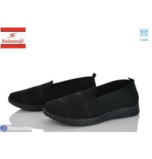 Сліпони жіночі на літо (8 пар р.37-42) чорний  "Saimaoji"