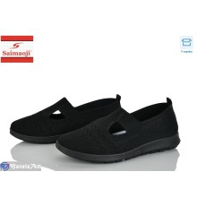 Сліпони жіночі на літо (8 пар р.37-42) чорний  "Saimaoji"