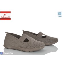 Сліпони жіночі на літо (8 пар р.37-42) коричневий  "Saimaoji"