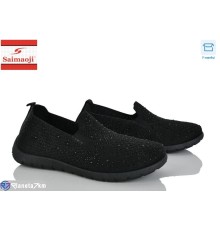 Сліпони жіночі на літо (8 пар р.37-42) чорний  "Saimaoji"