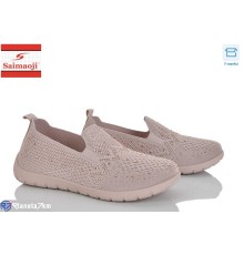 Сліпони жіночі на літо (8 пар р.37-42) рожевий  "Saimaoji"