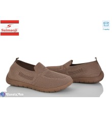 Сліпони жіночі на літо (8 пар р.37-42) коричневий  "Saimaoji"