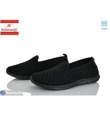 Сліпони жіночі на літо (8 пар р.37-42) чорний  "Saimaoji"