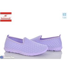 Сліпони жіночі на літо (8 пар р.37-42) фіолетовий  "Saimaoji"