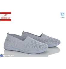 Сліпони жіночі на літо (8 пар р.37-42) сірий  "Saimaoji"