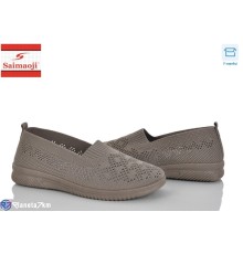 Сліпони жіночі на літо (8 пар р.37-42) коричневий  "Saimaoji"