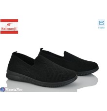 Сліпони жіночі на літо (8 пар р.37-42) чорний  "Saimaoji"