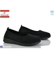 Сліпони жіночі на літо (8 пар р.37-42) чорний  "Saimaoji"