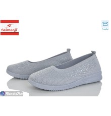 Сліпони жіночі на літо (8 пар р.37-42) сірий  "Saimaoji"