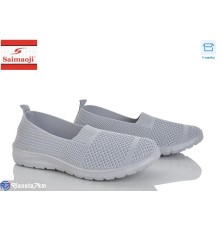 Сліпони жіночі на літо (8 пар р.37-42) сірий  "Saimaoji"