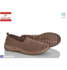 Сліпони жіночі на літо (8 пар р.37-42) коричневий  "Saimaoji"