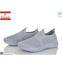 Кросівки жіночі на літо (8 пар р.37-42) сірий  "Saimaoji"