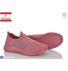 Кросівки жіночі на літо (8 пар р.37-42) рожевий  "Saimaoji"