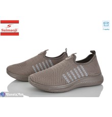 Кросівки жіночі на літо (8 пар р.37-42) коричневий  "Saimaoji"