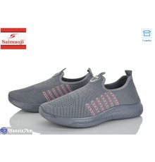 Кросівки жіночі на літо (8 пар р.37-42) сірий  "Saimaoji"