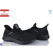 Кросівки чоловічі на літо (8 пар р.40-45) чорний  "Saimaoji"