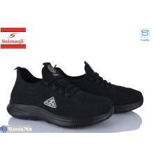 Кросівки чоловічі на літо (8 пар р.40-45) чорний  "Saimaoji"