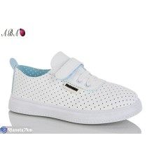 Дитячі кросівки на літо (8 пар р.31-36) білий  "Aba"