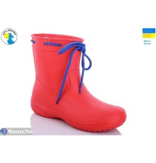 Жіноче гумове взуття на весну/осінь (6 пар р.36-41) червоний  "Jose Amorales"