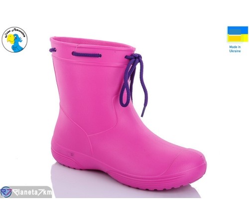 Жіноче гумове взуття на весну/осінь (6 пар р.36-41) рожевий  "Jose Amorales"