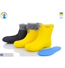 Жіночі чоботи з піни на весну/осінь (8 пар р.38-41) жовтий  "Jose Amorales"