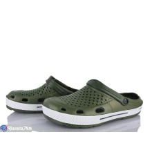 Кроки чоловічі на літо (24 пар р.40-45) зелений  "CLAN"