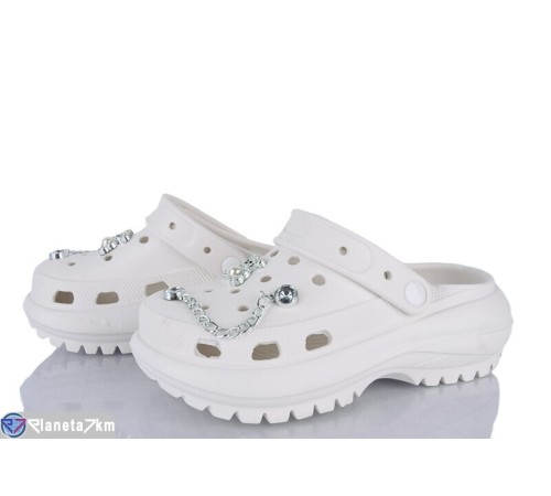 Кроки жіночі на літо (24 пар р.36-41) білий  "CLAN"