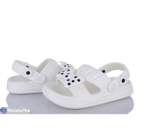 Босоніжки жіночі на літо (24 пар р.36-41) білий  "CLAN"