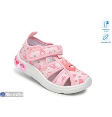 Тапки дитячі на весну/осінь (12 пар р.23-28) рожевий  "TOMMY"