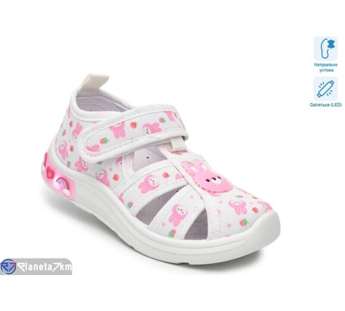 Тапки дитячі на весну/осінь (12 пар р.23-28) білий  "TOMMY"