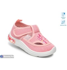 Тапки дитячі на весну/осінь (12 пар р.23-28) рожевий  "TOMMY"