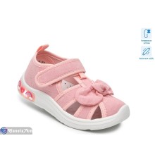 Тапки дитячі на весну/осінь (12 пар р.23-28) рожевий  "TOMMY"