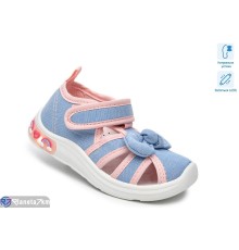 Тапки дитячі на весну/осінь (12 пар р.23-28) синій  "TOMMY"